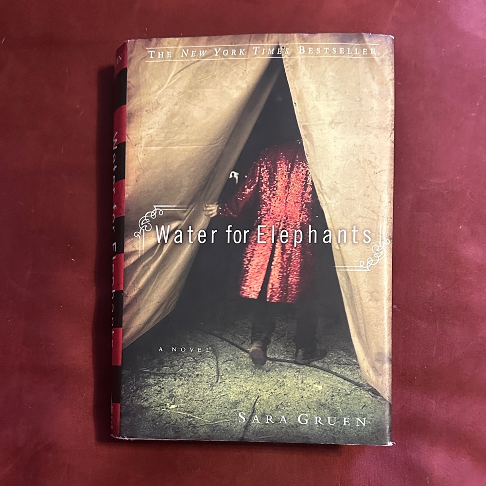 Water for Elephants Hardcover Book by Sara Gruen